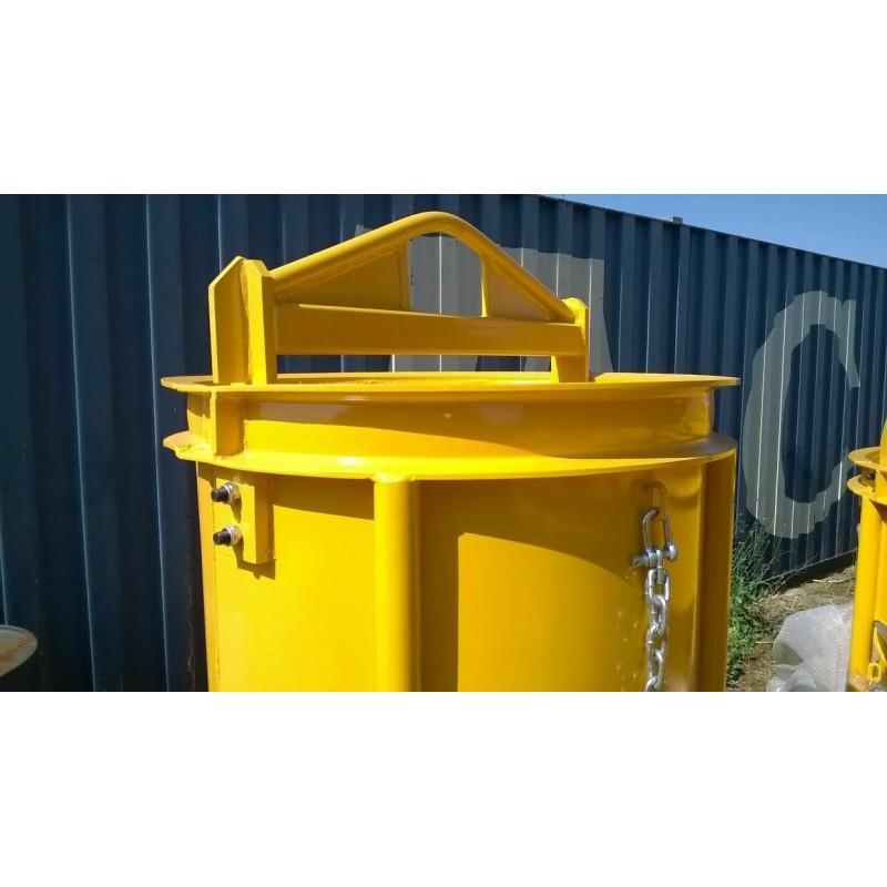 CONCRETE KIBBLE BUCKET 1/2 CUBIC METER
